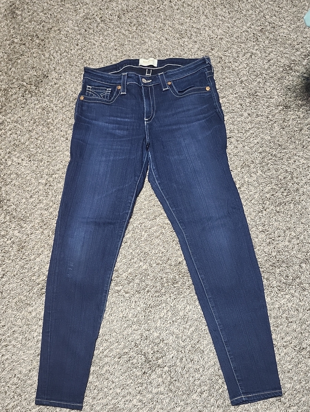 Big Star Dark Blue Skinny Jeans